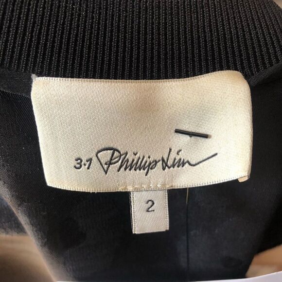 3.1 Phillip Lim Black Cheeta Sleeveless LBD Dress - Picture 6 of 9